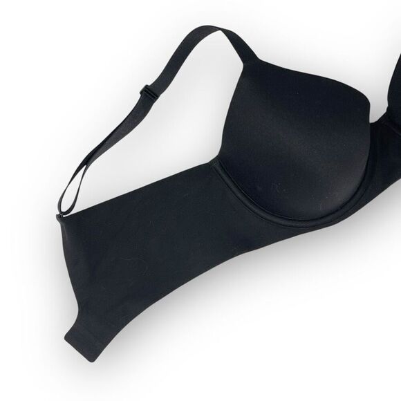 Aerie Smoothez Black Microfiber Full Coverage Bra Underwire Women’s Size 32C - Picture 4 of 7